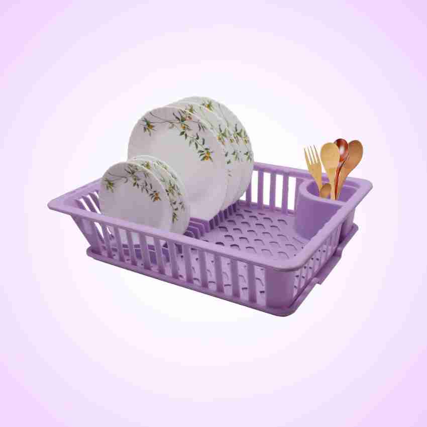 Dish Drying Rack, Purple  Dish rack drying, Dishes, Drying rack