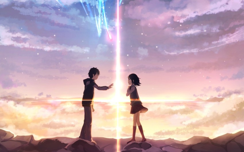 Kimi no Na Wa (Your Name) Poster Two Worlds Artwork