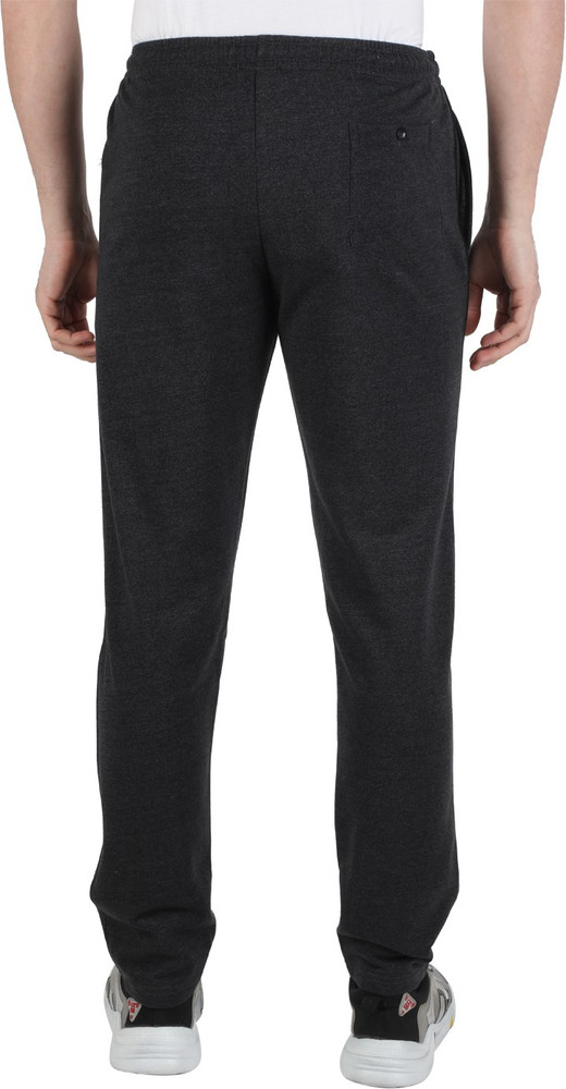 MONTE CARLO Solid Men Black Track Pants 