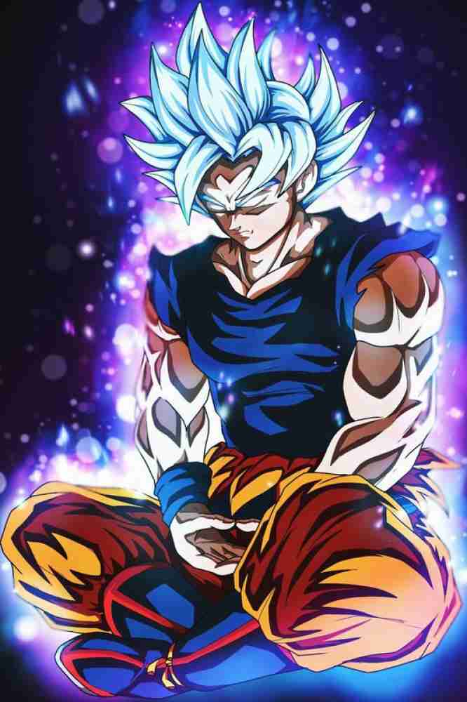 Goku super saiyan instinct wall poster REDCLOUD Paper Print