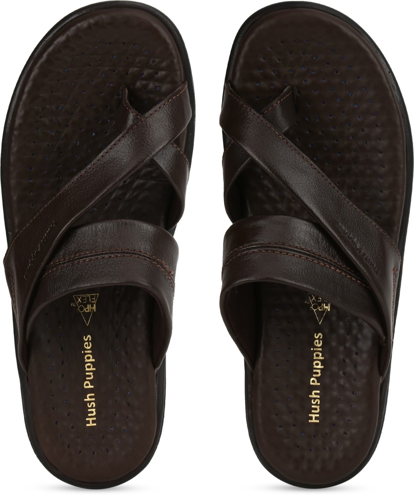 hush puppies men's charles toe ring flip flops thong sandals