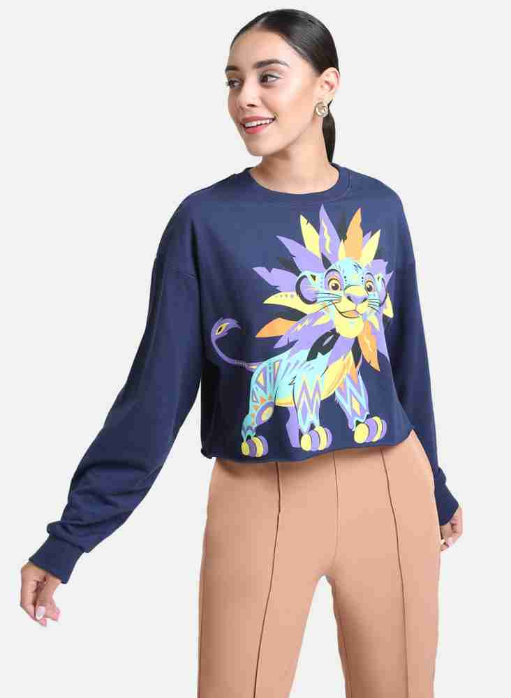 KAZO Full Sleeve Graphic Print Women Sweatshirt Buy KAZO Full