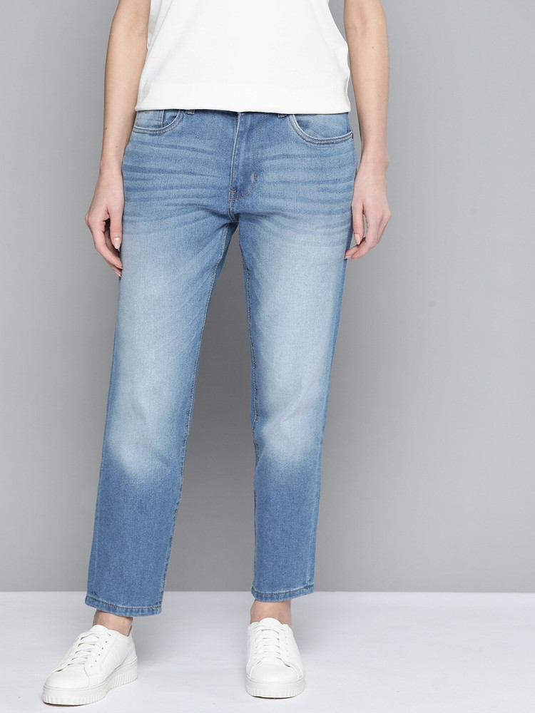 Harbour Boyfriend Women Blue Jeans 