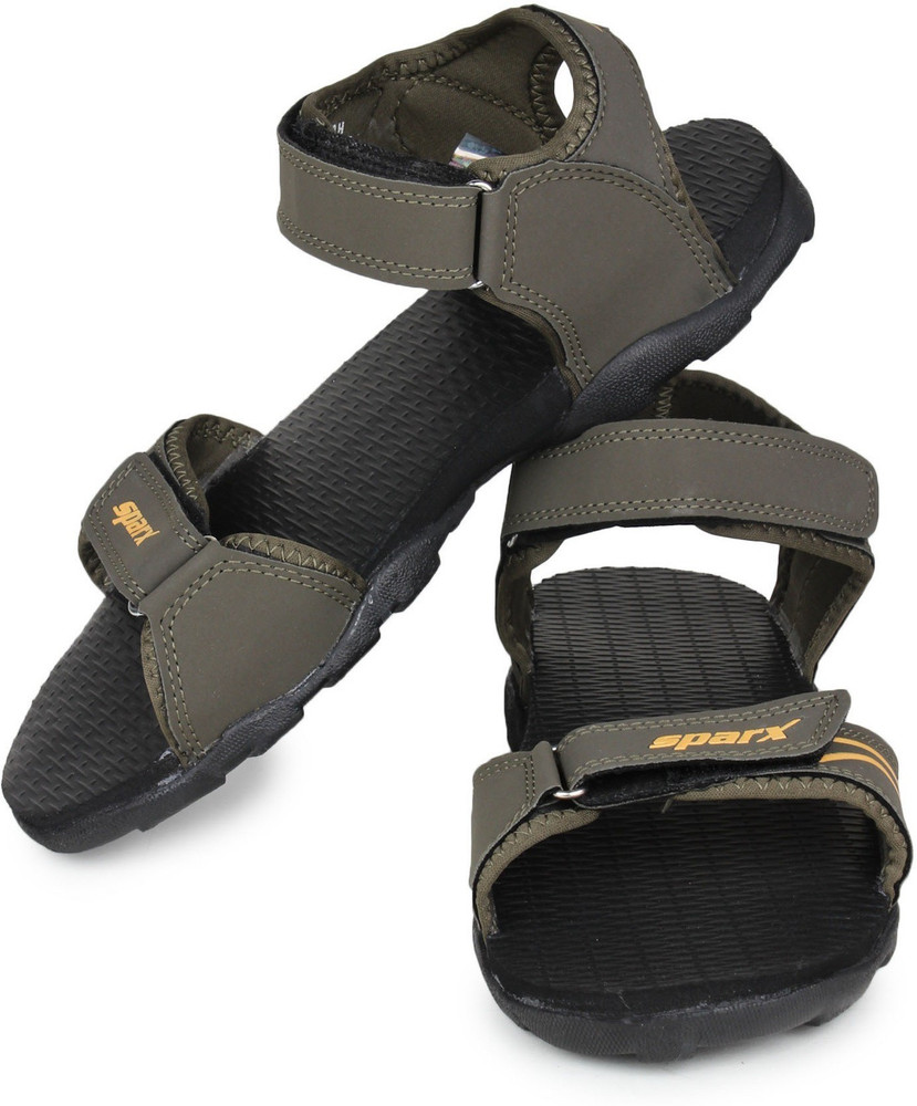 SS-703 Olive Yellow Floater Sandals Men 