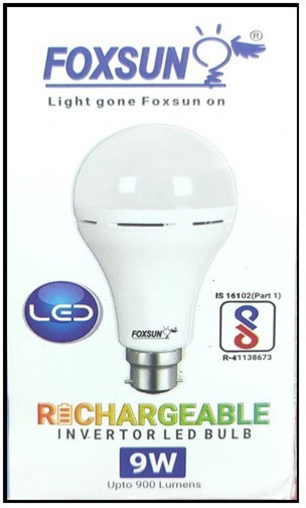 foxsun rechargeable led bulb