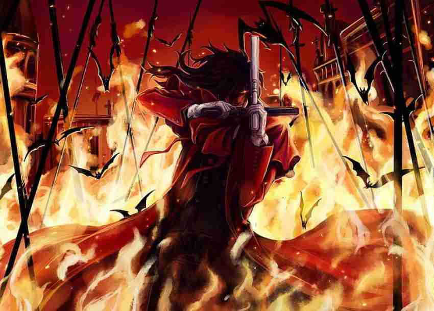 Hellsing Dark Fantasy Anime Ultimate Alucards | Poster