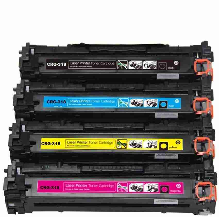 vevo toner cartridge Compatible Canon 318 SET | CRG -318 | (C,M,Y