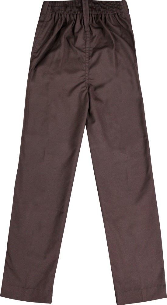 Summer and Winter Pant Dark Brown School Uniform Trousers