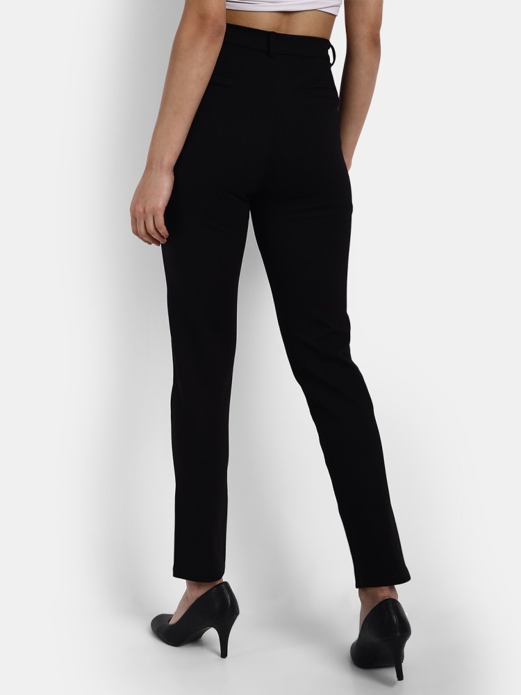 Highwaisted tailored trousers  Black  Ladies  HM IN