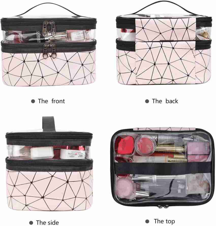Buy ELITEHOME Cosmetic Bag For Women Makeup Travel Pouch Cosmetic