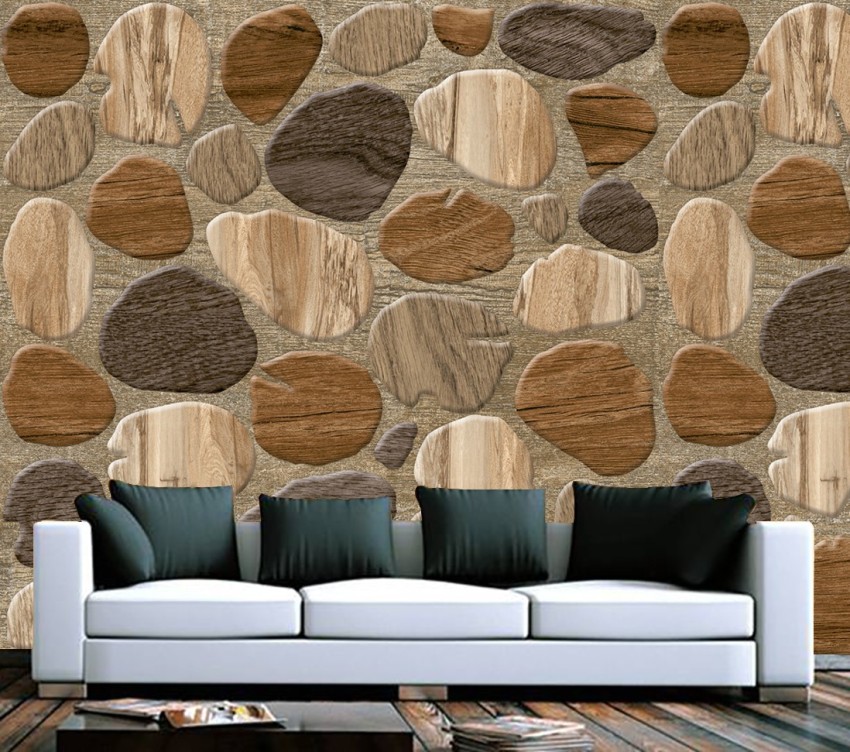 Stone Wall Texture Stone Style Wallpaper Exterior Design Image Stock  Photo  Image of boundary cobblestone 147140702