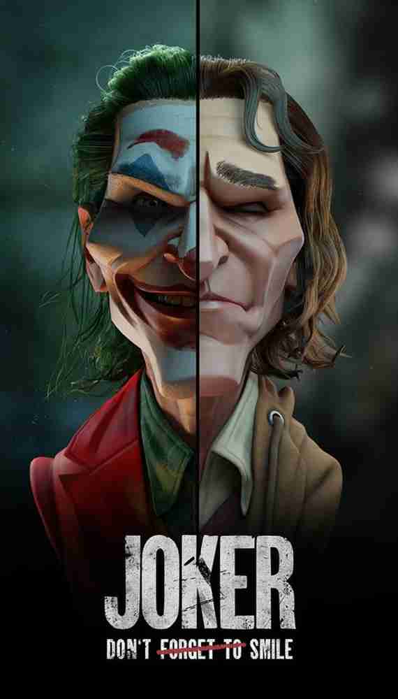 Joker 19 Movie Joker Smile Digital Art Poster Hd Matte Finish Poster Paper Print Animation Cartoons Posters In India Buy Art Film Design Movie Music Nature And Educational Paintings Wallpapers At Shopsy In