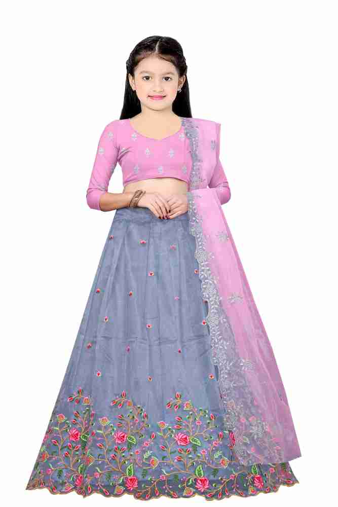 Girls Lehenga Choli Ethnic Wear Embroidered Lehenga Choli and Dupatta Set Price in India Buy Girls Lehenga Choli Ethnic Wear Embroidered Lehenga Choli and Dupatta Set online at Shopsy.in