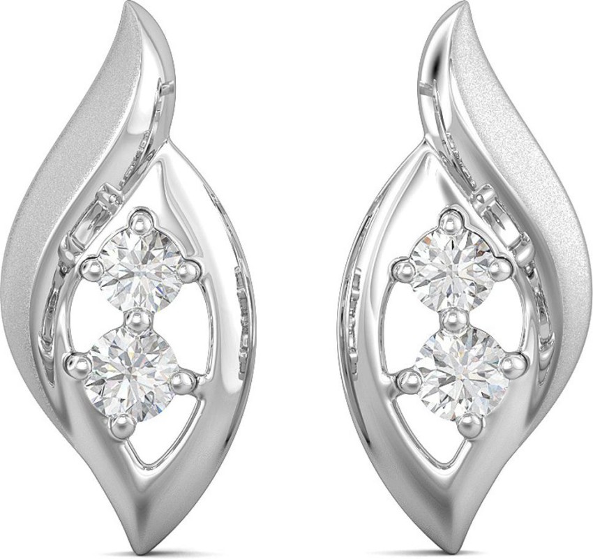 Shop Platinum Earrings at Offer Price  Candere by Kalyan Jewellers