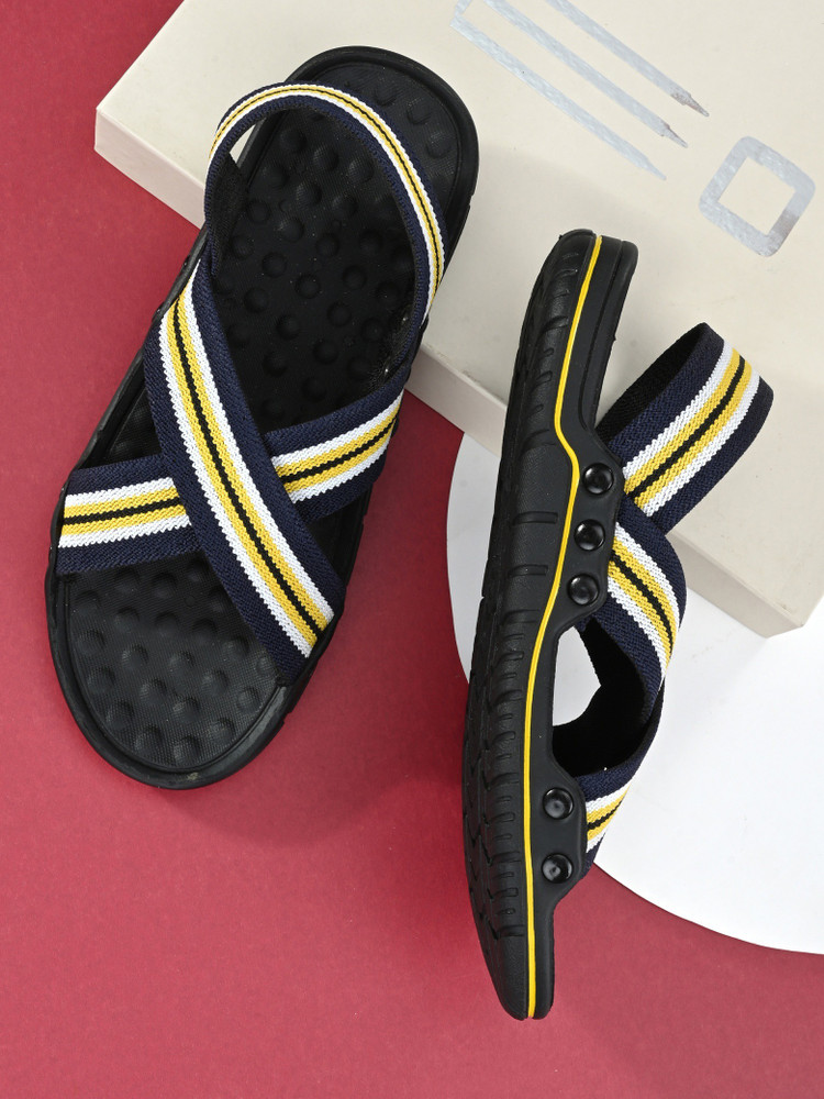 Afrojack Men Yellow Sandals - Buy 
