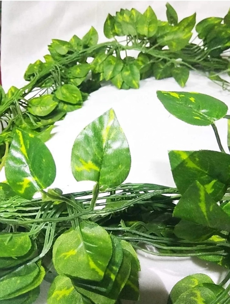Zoanto Artificial Green ivy Garland, Fake Vines Leaf Garland UV Resistant  Green Leaves Fake Plants Hanging