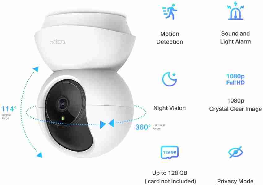 TP-Link TP-Link Tapo C200 Pan/Tilt Wi-Fi 1080p 2MP Home Smart