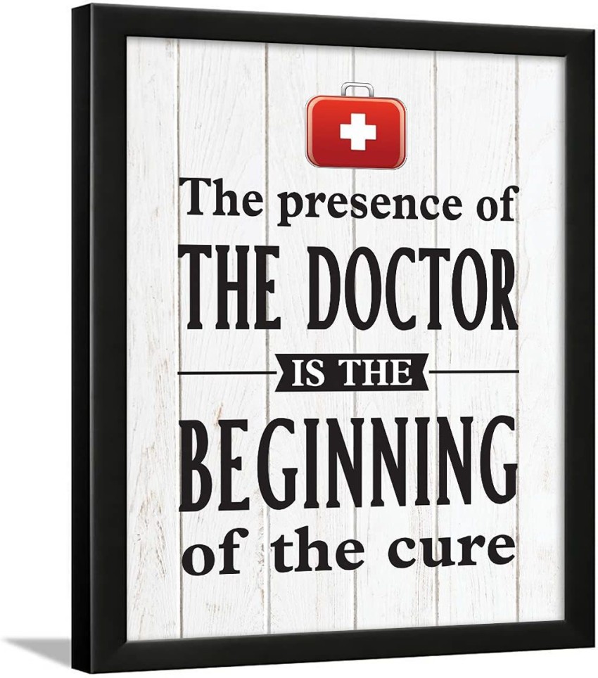 Doctor Quotes Wall Frames - Doctor Wall Art poster - Quotes Wall ...