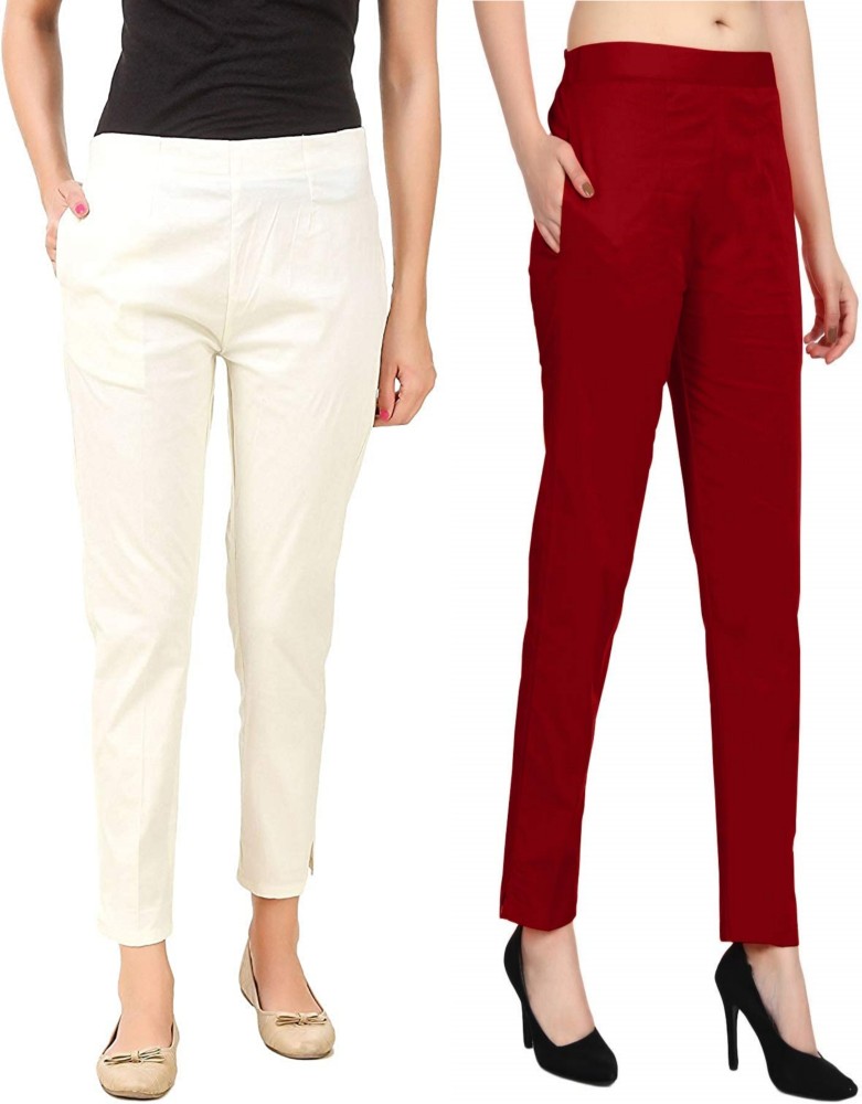 Buy WowObjects 1PC Women Fashion High Waist Elastic Harem Trousers Pants  Online at Best Prices in India  Snapdeal