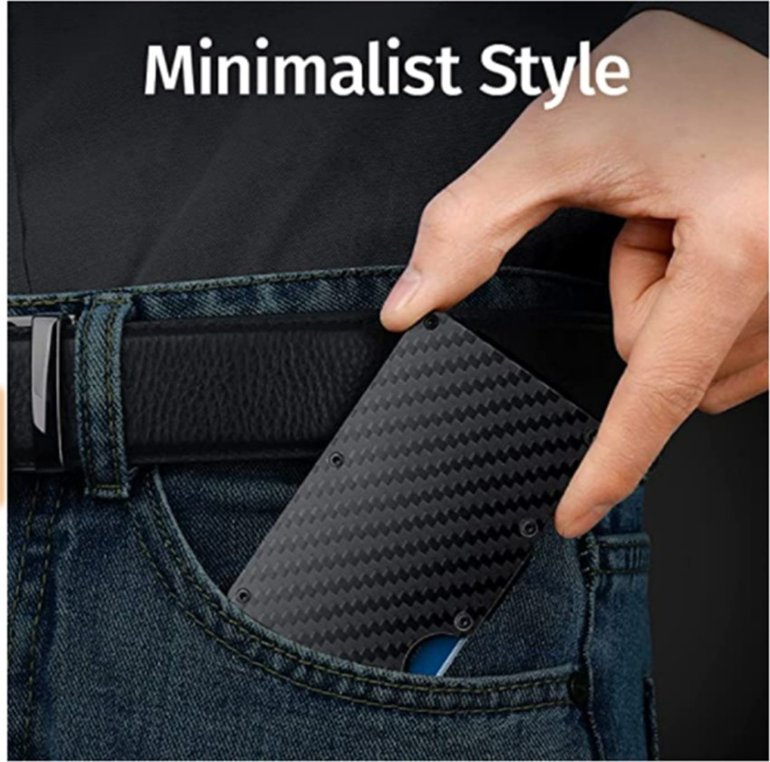 Carbon Fiber Money Clip Wallet, Minimalist Slim India