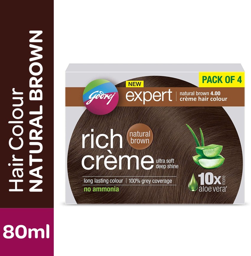 Buy Godrej Expert Rich Creme Hair Colour  Natural Brown LongLasting  100 Grey Coverage No Ammonia Online at Best Price of Rs 12160  bigbasket