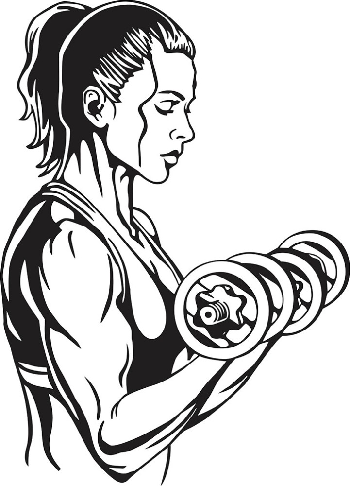 Vector Hand Drawn Fitness People Sketch Illustration 72300995  Megapixl