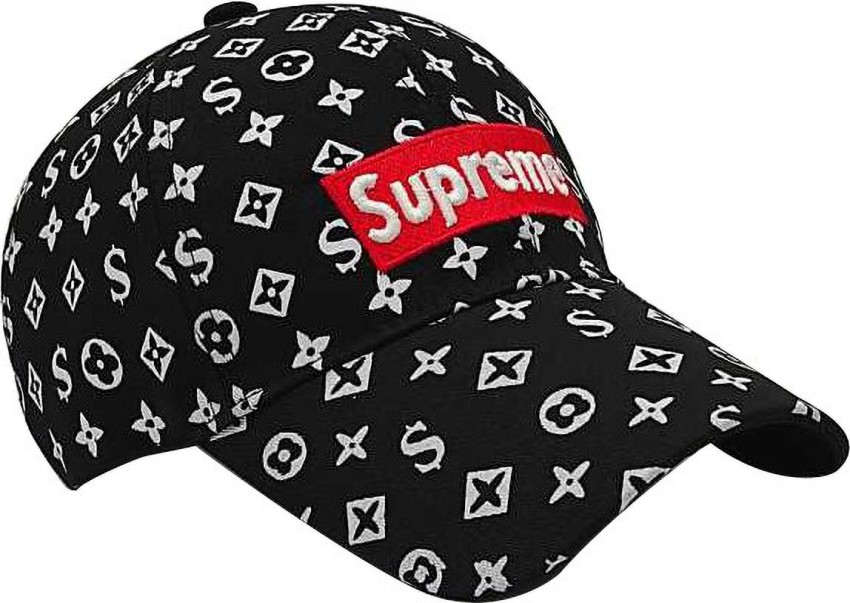 Embroidered Black Supreme Baseball Cap & Snapback Cap Cap 888