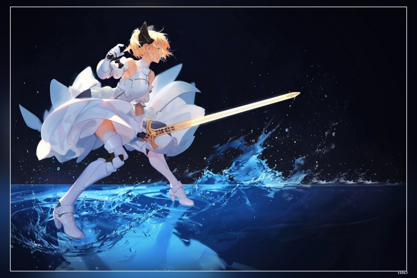 Saber Fate Stay Night Sticker  Saber Fate Stay Night Speechless  Discover   Share GIFs