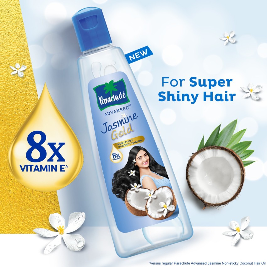 Parachute Advanced  Jasmine Non Sticky Coconut Hair Oil For Shiny  Strong Hair  BB Store  Online Grocery Shopping Center