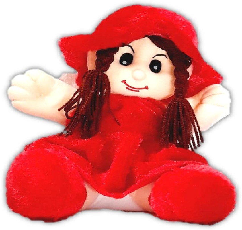 Unnati collection red Soft doll toy for girl red doll toy