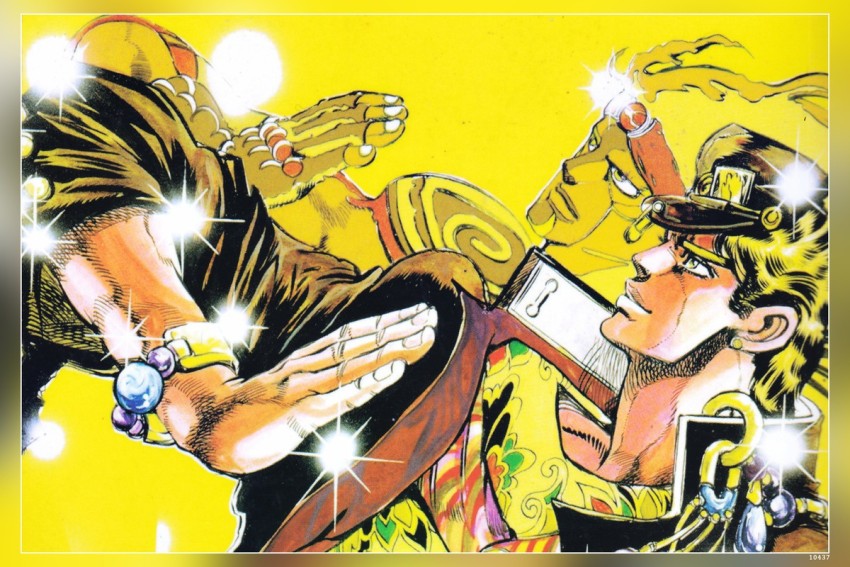 In Jojo's Bizzare Adventure, Jotaro Kujo uses Star Platinum, a