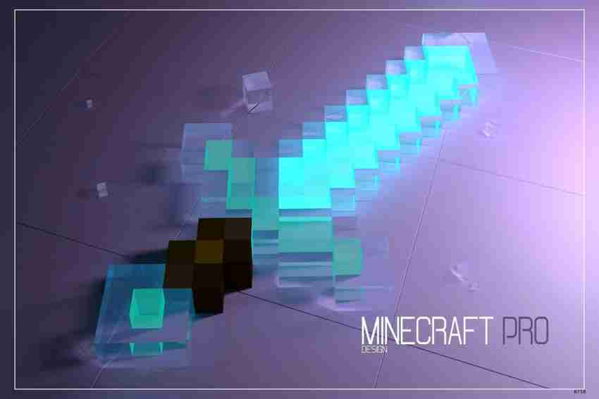 minecraft diamond sword papercraft