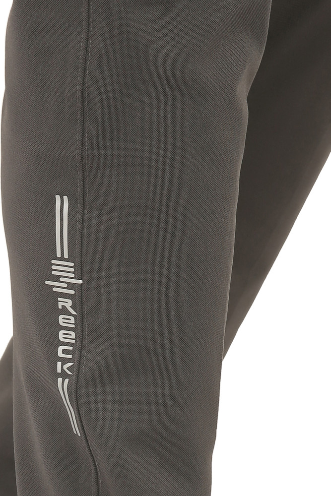 Buy REECK Solid Men Grey Track Pants 