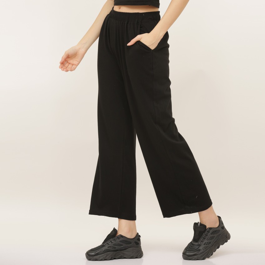 Shein black tapered trousers Womens Fashion Bottoms Other Bottoms on  Carousell