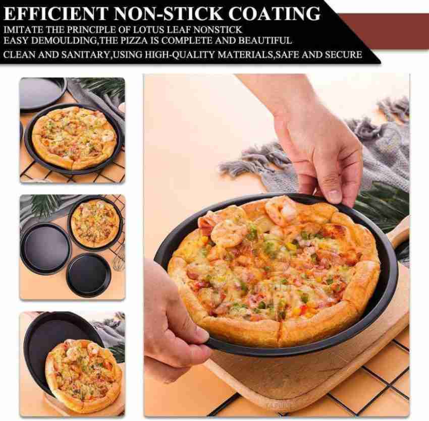 2PC Silicone Mold For Air Fryer Tray Pizza Fried Chicken Non-stick