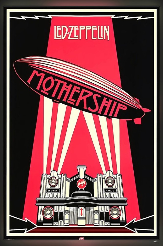 Led Zeppelin - Mothership Album Cover Matte Finish Poster Paper Print Animation & Cartoons posters in India - Buy art, design, movie, music, nature and educational paintings/wallpapers at