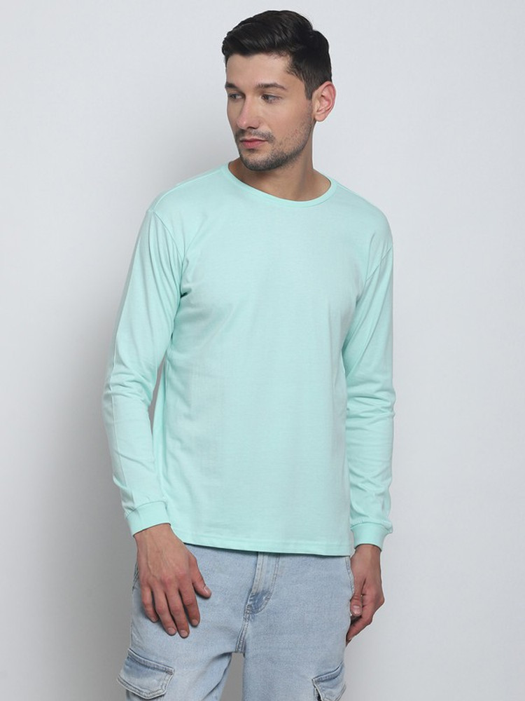 melangebox Color Block Men Round Neck 