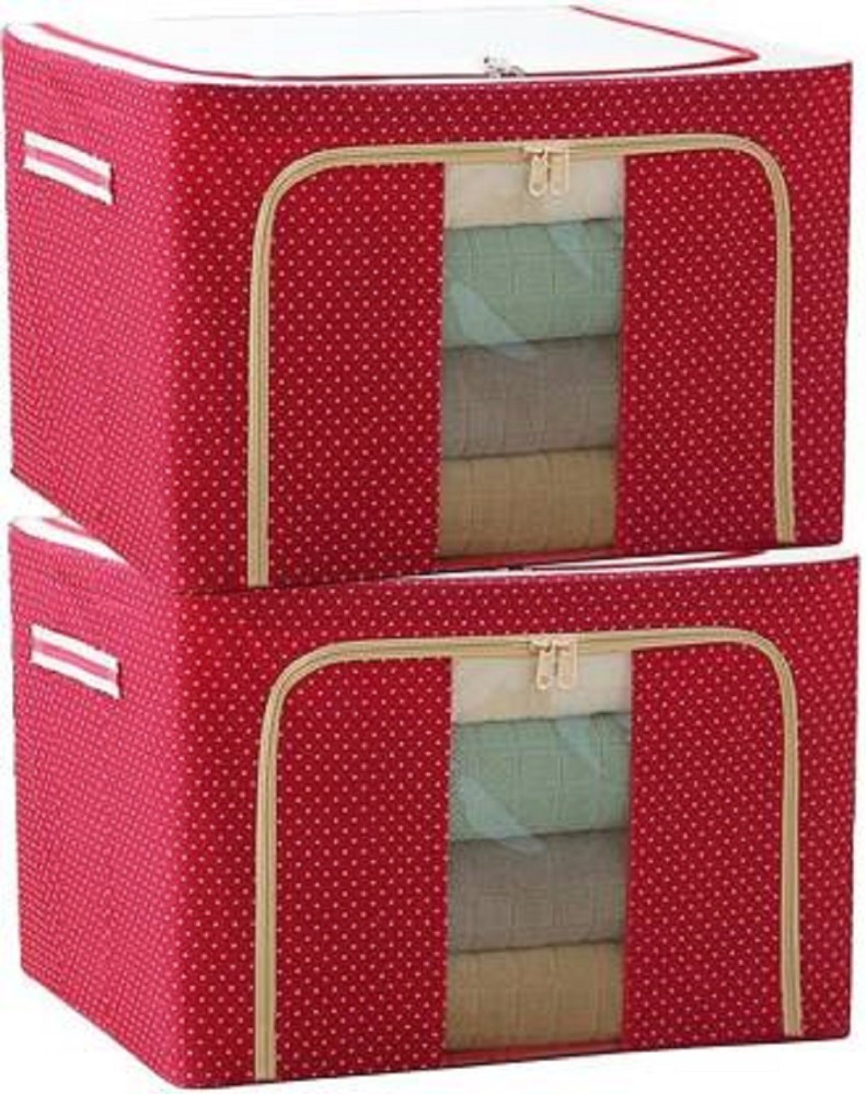 4 Pack Large Capacity Clothes Storage Bag Solution Organizer Foldable Duvet Storage  Bag Antimold Closet Storage Boxes  Fruugo IN