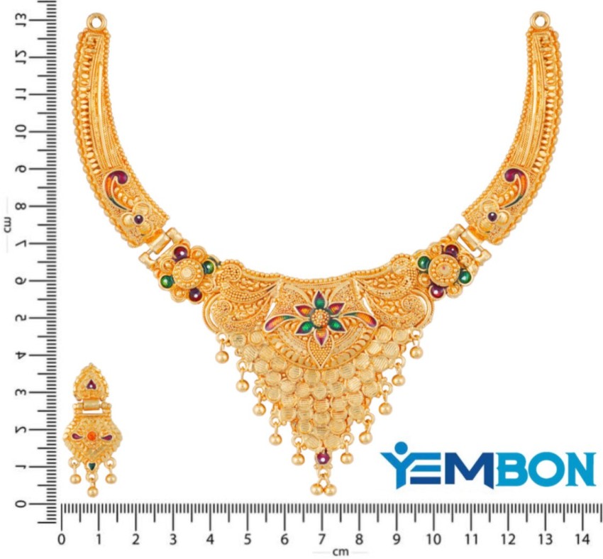 Buy 3 Golden Temple Jewellery Necklaces with Free 4 Bangles (TJ2) Online at  Best Price in India on Naaptol.com
