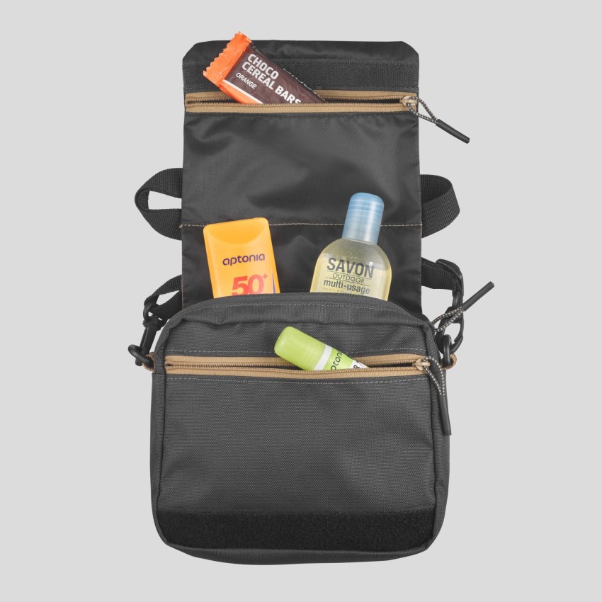 Travel Trekking Camera Bag TRAVEL Grey FORCLAZ - Decathlon