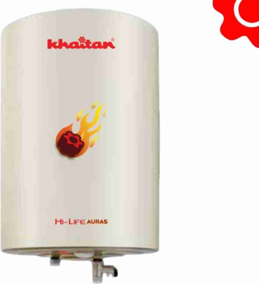 Khaitan 15 L Storage Water Geyser (Aurus, White) Price in India - Buy  Khaitan 15 L Storage Water Geyser (Aurus, White) online at Flipkart.com