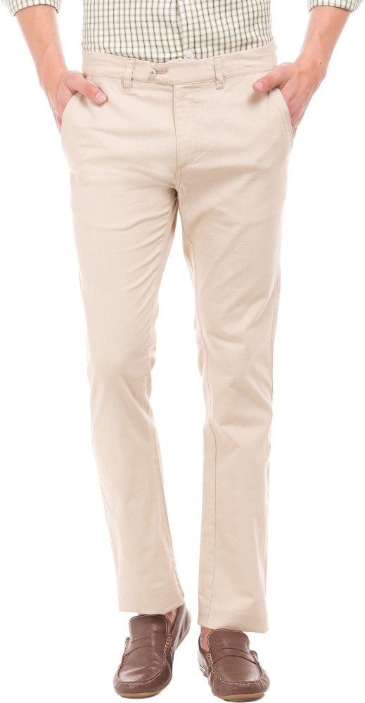 Buy Ruggers Grey Mid Rise Flat Front Trousers for Men Online  Tata CLiQ