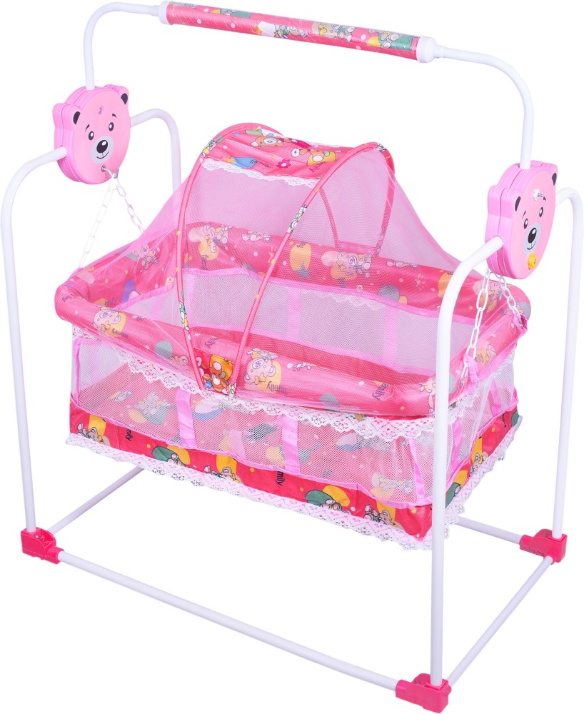 FLIPZON Premium New Born Baby Sleep Swing Cradle/Jhula/Palna/Bed ...