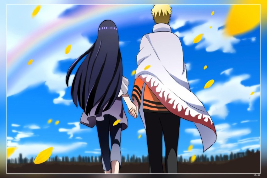 Hinata Hyuuga Naruto Uzumaki Anime Poster