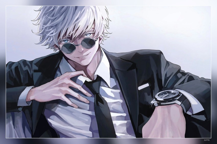 Commission anime boy white hair cute by Sxutx on DeviantArt