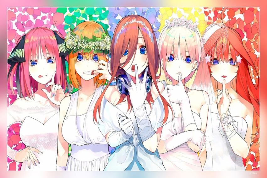 5-toubun no Hanayome, collage, anime girls, anime