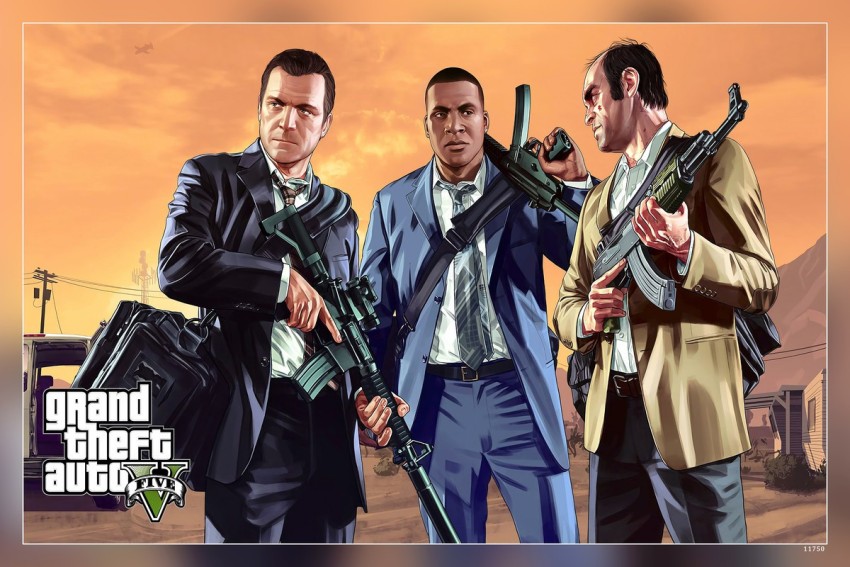 Grand Theft Auto Grand Theft Auto Iv Niko Bellic Grand Theft Auto V Pc Hd  Matte Finish Poster Paper Print - Animation & Cartoons posters in India -  Buy art, film, design