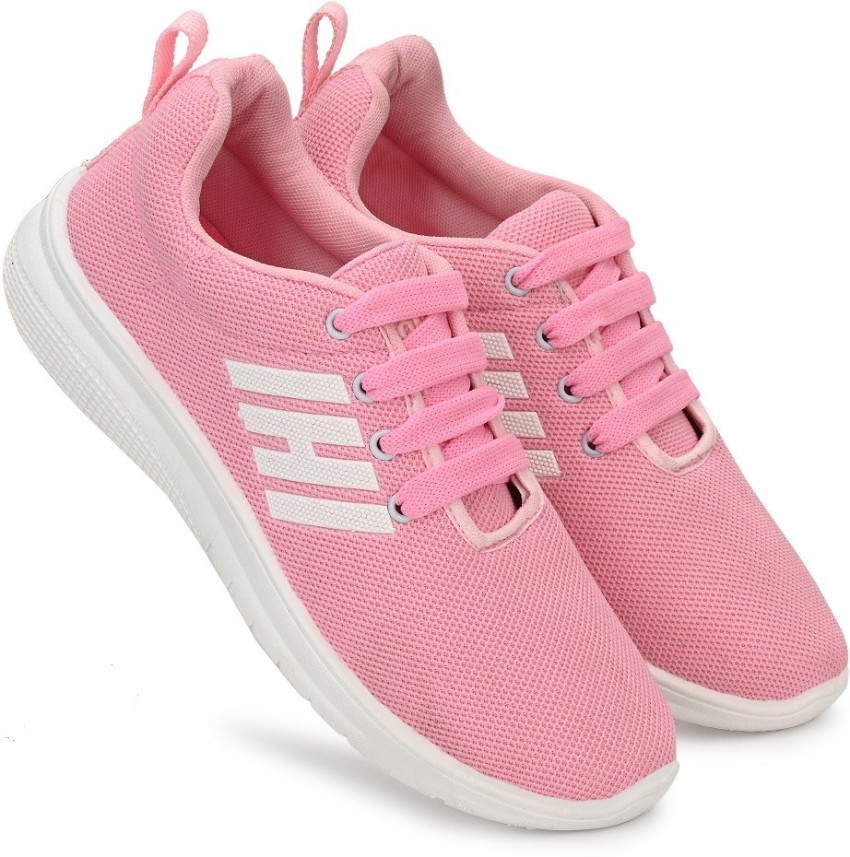 Lace And Mesh Lacerunner Sneaker for Woman in Shocking Pink/pink/pure Red