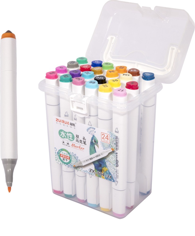 Dual Tip brush Pens Dual Art Marker Pen  For Drawing sketching  Calligraphy Coloring Book journal art 