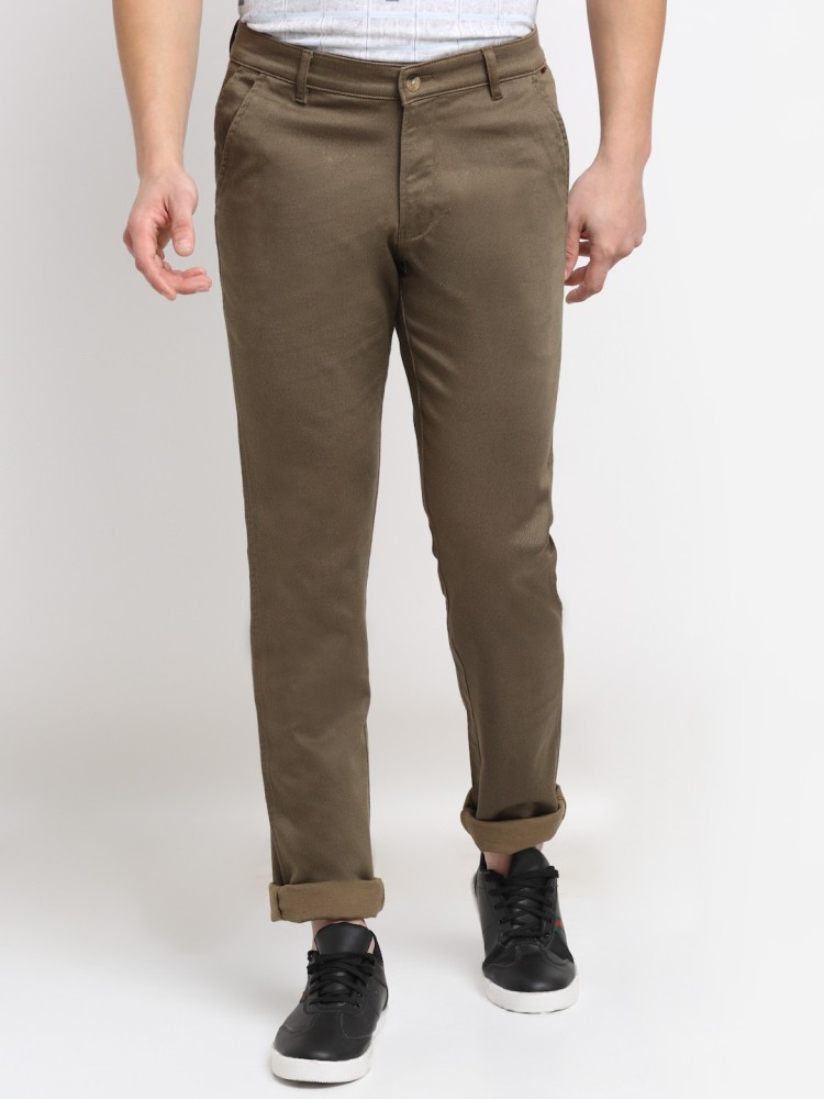Cantabil Mens Grey Casual Trousers  Cantabil International